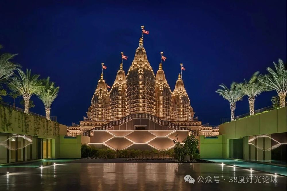 山东照明学会 案例赏析|阿布扎比 BAPS 印度神庙灯光设计